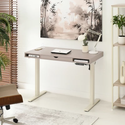 Pracovní stůl 120 HESOL - krémový / béžový