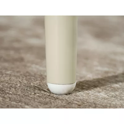 Kulatý konferenční stolek 60 TODOR - krémový / béžový jasan