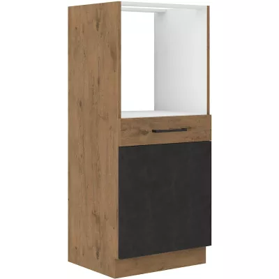 Kuchyňská skříňka na vestavnou troubu VANYA - šířka 60 cm, matera / dub lancelot