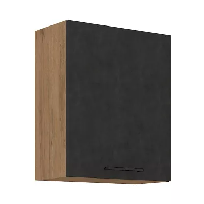 Horní kuchyňská skříňka VANYA - šířka 60 cm, matera / dub lancelot