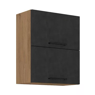 Horní výklopná skříňka VANYA - šířka 60 cm, matera / dub lancelot