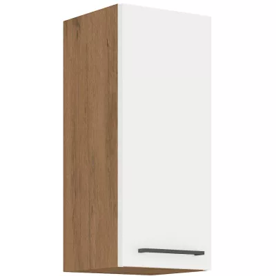 Horní kuchyňská skříňka VANYA - šířka 30 cm, bílá / dub lancelot