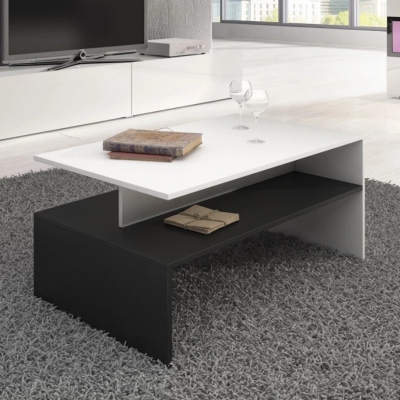 Moderní konferenční stolek BRYCE, bílá